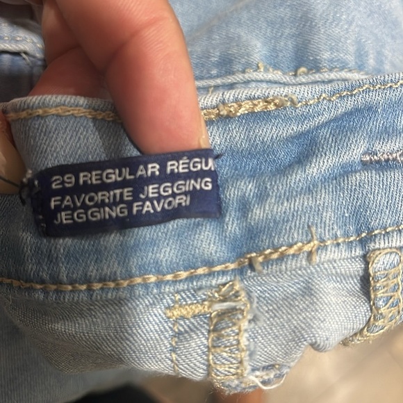 Gap women’s light wash Jeggings (regular) size 29 - Picture 4 of 4